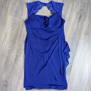 Blue Lace Women's Dress